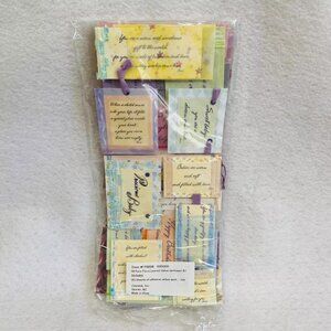 Colorbok Layered Vellum Quotes 6 Pages 48 Pieces Acid Free NEW